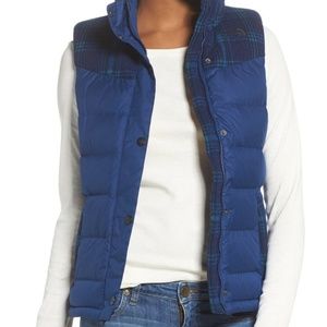 The North Face Womens Nuptse Plaid Down Vest